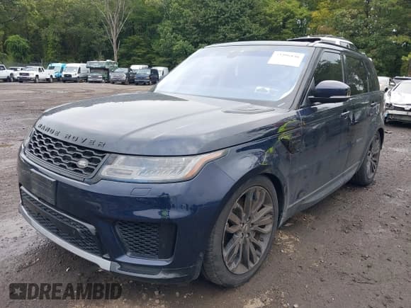 ✅ 2020 Land Rover Range Rover Sport HSE • VIN: SALWR2SU5LA723135 • Lot: 43296546. Listed on IAAI with 77,757 mi. Free auction sales archive from the USA and detailed vehicle history report at DreamBid. Image 2.