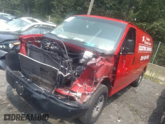 ✅ 2015 Chevrolet Express Cargo • VIN: 1GCWGFCG0F1144488 • Lot: 37069299. Listed on IAAI with Not provided. Free auction sales archive from the USA and detailed vehicle history report at DreamBid. Image 2.