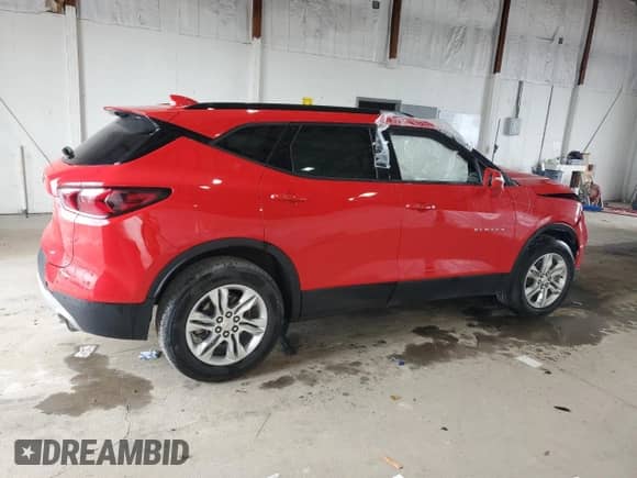 2019 Chevrolet Blazer with VIN 3GNKBBRA5KS701016, listed as a Copart auction lot 56735665 with 52,969 mi miles and Salvage title. Bid and sale history available at DreamBid. Image 3.