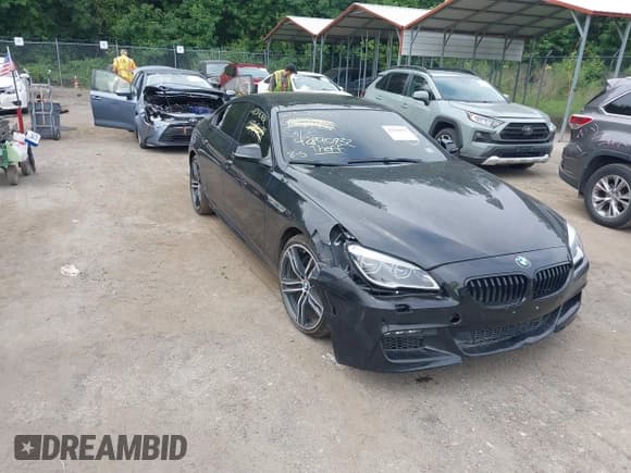 ✅ 2018 BMW 6 Series 640i • VIN: WBA6D0C57JG852938 • Lot: 42890832. Listed on IAAI with 36,629 mi. Free auction sales archive from the USA and detailed vehicle history report at DreamBid. Image 1.