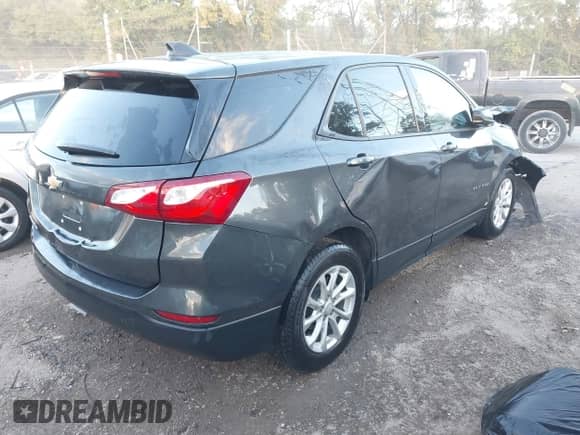 2019 Chevrolet Equinox LS with VIN 2GNAXHEV5K6195369, listed as a IAAI auction lot 43374192 with 70,375 mi miles and . Bid and sale history available at DreamBid. Image 4.
