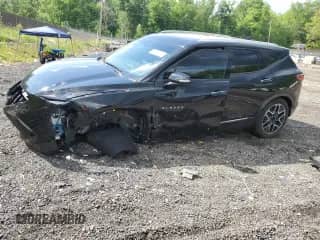 2023 Chevrolet Blazer Premier с VIN 3GNKBLRS0PS134896, выставлен на аукционе Copart как лот 55605365 с пробегом 7 295 миль миль и Списание • Salvage title. История ставок и продаж доступна на DreamBid. Изображение 1.