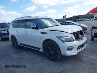 ✅ 2016 Infiniti QX80 • VIN: JN8AZ2NE6G9125296 • Lot: 40869127. Listed on IAAI with 96,998 mi. Free auction sales archive from the USA and detailed vehicle history report at DreamBid. Image 1.