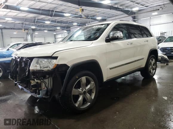 ✅ 2012 Jeep Grand Cherokee Overland • VIN: 1C4RJFCG7CC324310 • Lot: 84262345. Listed on Copart with 155,354 mi. Free auction sales archive from the USA and detailed vehicle history report at DreamBid. Image 1.