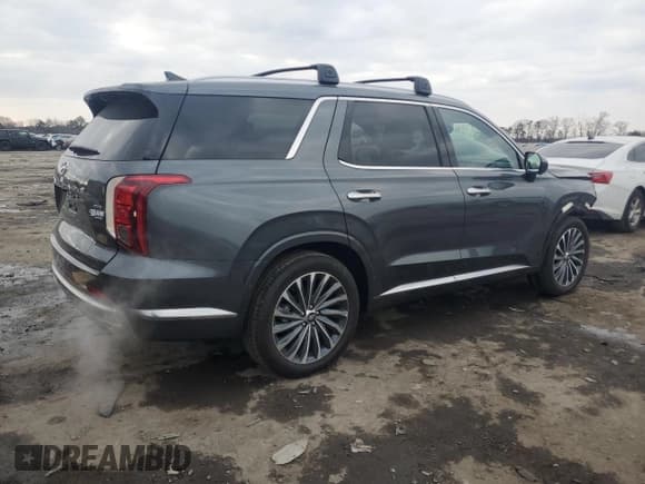 ✅ 2024 Hyundai Palisade Calligraphy • VIN: KM8R7DGEXRU718054 • Лот: 42493615. Опубликован ранее на Copart с пробегом 7 971 миль. Бесплатный доступ к архиву аукционных продаж из США и подробный отчёт об истории автомобиля на DreamBid. Изображение 3.