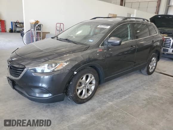✅ 2014 Mazda CX-9 Sport • VIN: JM3TB3BV9E0435339 • Lot: 66228355. Listed on Copart with 152,066 mi. Free auction sales archive from the USA and detailed vehicle history report at DreamBid. Image 1.