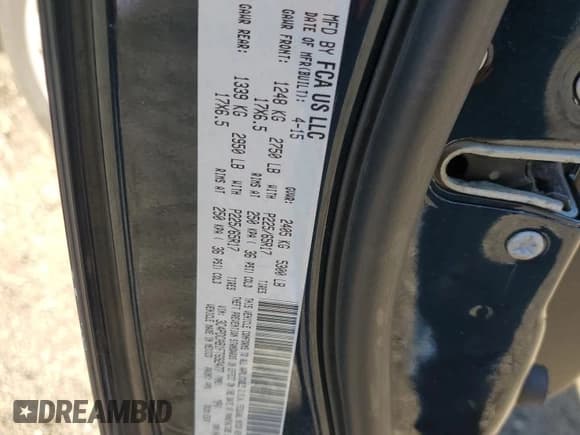 ✅ 2015 Dodge Journey American Value • VIN: 3C4PDCAB1FT692477 • Lot: 85883755. Wystawiony na Copart z przebiegiem 93 937 mil. Bezpłatny archiwum sprzedaży aukcyjnych z USA i szczegółowy raport historii pojazdu na DreamBid. Zdjęcie 13.