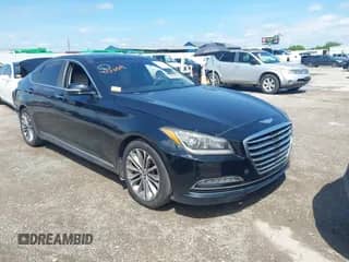 2016 Hyundai Genesis 3.8L z VIN KMHGN4JE0GU106979, wystawiony jako IAAI lot #42381501 z przebiegiem 146 515 mil mil oraz . Historia ofert i sprzedaży dostępna na DreamBid. Obrazek 1.