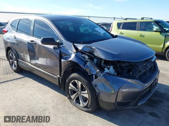 ✅ 2018 Honda CR-V LX • VIN: 2HKRW5H30JH415258 • Lot: 43441548. Listed on IAAI with 96,913 mi. Free auction sales archive from the USA and detailed vehicle history report at DreamBid. Image 1.