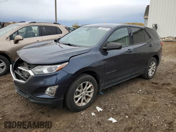 2019 Chevrolet Equinox LS с VIN 3GNAXSEV3KL265282, выставлен на аукционе Copart как лот 90953855 с пробегом 121 257 миль миль и Чистый • Clean title. История ставок и продаж доступна на DreamBid. Изображение 1.