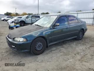 ✅ 1995 Honda Civic • VIN: JHMEH9696SS005931 • Lot: 80911934. Listed on Copart with 165,307 mi. Free auction sales archive from the USA and detailed vehicle history report at DreamBid. Image 1.