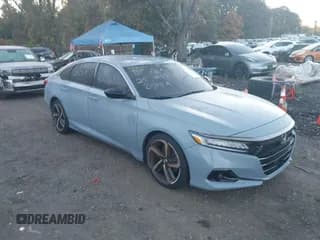 ✅ 2022 Honda Accord Sport • VIN: 1HGCV1F31NA055615 • Lot: 42247192. Wystawiony na IAAI z przebiegiem 33 044 mil. Bezpłatny archiwum sprzedaży aukcyjnych z USA i szczegółowy raport historii pojazdu na DreamBid. Zdjęcie 1.