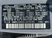 ✅ 2020 Hyundai Kona SEL • VIN: KM8K23AG3LU073145 • Лот: 67925374. Опубликован ранее на Copart с пробегом 26 526 миль. Бесплатный доступ к архиву аукционных продаж из США и подробный отчёт об истории автомобиля на DreamBid. Изображение 15.