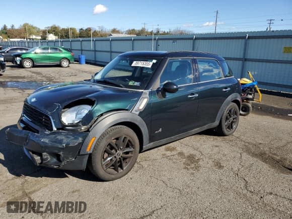 ✅ 2012 MINI Countryman S • VIN: WMWZC5C54CWL62611 • Lot: 89715355. Listed on Copart with 101,356 mi. Free auction sales archive from the USA and detailed vehicle history report at DreamBid. Image 1.