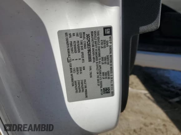 ✅ 2011 Chevrolet Silverado 1500 Xtra Fuel Economy • VIN: 3GCPCSE37BG360806 • Lot: 47144065. Listed on Copart with 167,343 mi. Free auction sales archive from the USA and detailed vehicle history report at DreamBid. Image 15.