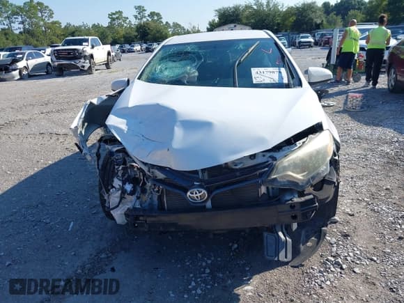 ✅ 2016 Toyota Corolla L • VIN: 2T1BURHE9GC665643 • Lot: 43179878. Listed on IAAI with 110,657 mi. Free auction sales archive from the USA and detailed vehicle history report at DreamBid. Image 12.