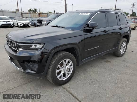 2022 Jeep Grand Cherokee Limited z VIN 1C4RJGBG7N8608386, wystawiony jako Copart lot #63645265 z przebiegiem 20 450 mil mil oraz Szkoda całkowita • Salvage title. Historia ofert i sprzedaży dostępna na DreamBid. Obrazek 1.