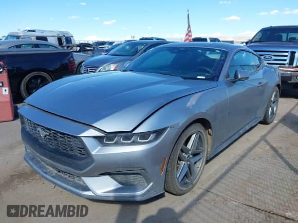 2024 Ford Mustang EcoBoost Premium with VIN 1FA6P8TH6R5141604, listed as a IAAI auction lot 43256598 with 25,216 mi miles and . Bid and sale history available at DreamBid. Image 17.