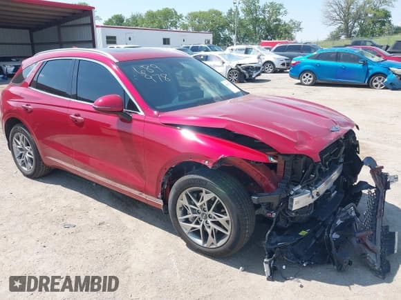 ✅ 2025 Genesis GV70 2.5T • VIN: 5NMMADTB4SH026865 • Lot: 42492239. Listed on IAAI with 11,793 mi. Free auction sales archive from the USA and detailed vehicle history report at DreamBid. Image 1.