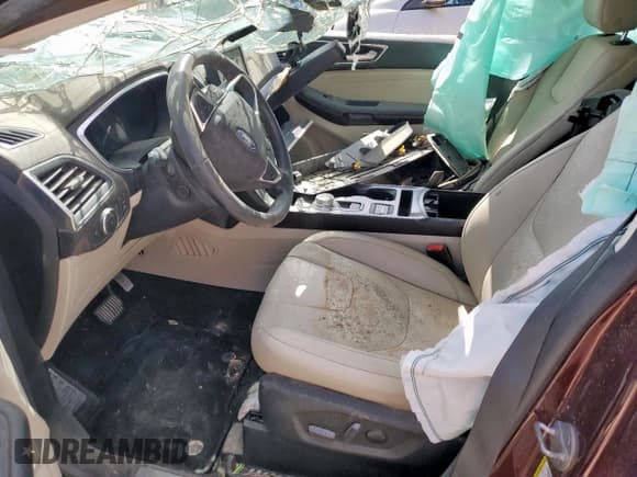 ✅ 2021 Ford Edge Titanium • VIN: 2FMPK4K91MBA06353 • Lot: 80874915. Listed on Copart with 52,009 mi. Free auction sales archive from the USA and detailed vehicle history report at DreamBid. Image 7.