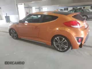 2015 Hyundai Veloster Turbo z VIN KMHTC6AE3FU224149, wystawiony jako Copart lot #67756685 z przebiegiem 110 042 mil mil oraz Czysty tytuł • Clean title. Historia ofert i sprzedaży dostępna na DreamBid. Obrazek 2.
