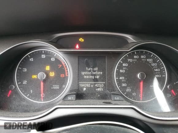 ✅ 2013 Audi allroad A4 Premium • VIN: WA19FAFLXDA130844 • Lot: 93497665. Wystawiony na Copart z przebiegiem 194 392 mil. Bezpłatny archiwum sprzedaży aukcyjnych z USA i szczegółowy raport historii pojazdu na DreamBid. Zdjęcie 9.