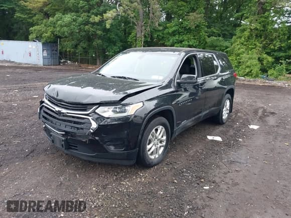 ✅ 2021 Chevrolet Traverse LS • VIN: 1GNERFKW3MJ252834 • Lot: 42505849. Listed on IAAI with 55,012 mi. Free auction sales archive from the USA and detailed vehicle history report at DreamBid. Image 2.