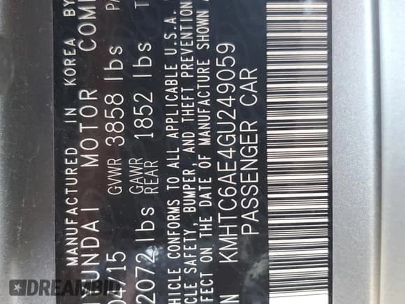 ✅ 2016 Hyundai Veloster Turbo Rally Edition • VIN: KMHTC6AE4GU249059 • Lot: 48588565. Wystawiony na Copart z przebiegiem 69 364 mil. Bezpłatny archiwum sprzedaży aukcyjnych z USA i szczegółowy raport historii pojazdu na DreamBid. Zdjęcie 12.