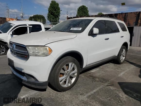 ✅ 2013 Dodge Durango Crew • VIN: 1C4RDHDG1DC530077 • Лот: 80217535. Опубликован ранее на Copart с пробегом 193 448 миль. Бесплатный доступ к архиву аукционных продаж из США и подробный отчёт об истории автомобиля на DreamBid. Изображение 1.