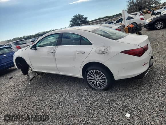 2025 Mercedes-Benz CLA 250 с VIN W1K5J4GB7SN521987, выставлен на аукционе Copart как лот 89505495 с пробегом 23 550 миль миль и На запчасти • Non repairable. История ставок и продаж доступна на DreamBid. Изображение 2.