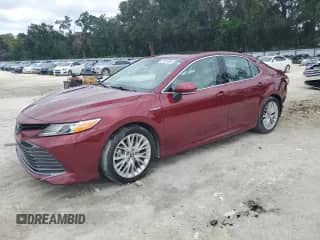 2020 Toyota Camry Hybrid XLE with VIN 4T1F31AK6LU013691, listed as a Copart auction lot 81921395 with 162,629 mi miles and Non repairable. Bid and sale history available at DreamBid. Image 1.