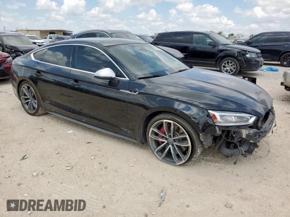 ✅ 2018 Audi S5 Sportback Prestige • VIN: WAUC4CF5XJA019752 • Lot: 70556625. Listed on Copart with 81,305 mi. Free auction sales archive from the USA and detailed vehicle history report at DreamBid. Image 4.