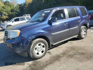 2013 Honda Pilot LX with VIN 5FNYF3H20DB042801, listed as a Copart auction lot 85746335 with 119,083 mi miles and Salvage title. Bid and sale history available at DreamBid. Image 1.