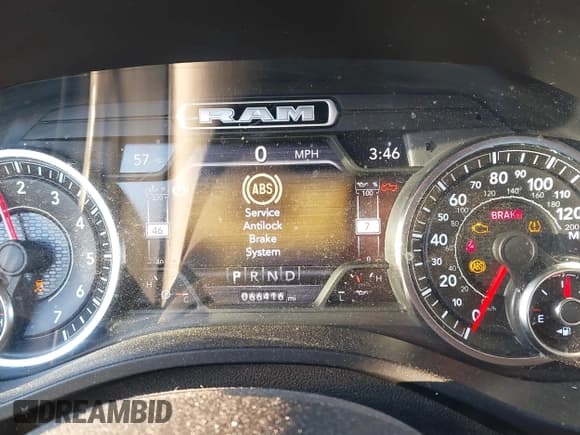 ✅ 2020 Ram 1500 Big Horn • VIN: 1C6SRFFT6LN203833 • Lot: 43656337. Listed on IAAI with 66,416 mi. Free auction sales archive from the USA and detailed vehicle history report at DreamBid. Image 7.