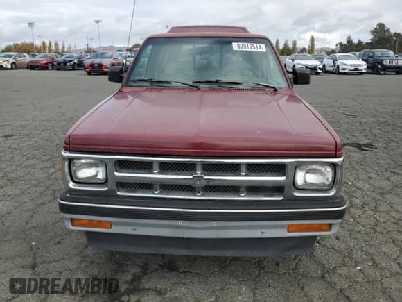 1993 Chevrolet S-10 X96 с VIN 1GCCS14RXP8134497, выставлен на аукционе Copart как лот 80912514 с пробегом 167 287 миль миль и Списание • Salvage title. История ставок и продаж доступна на DreamBid. Изображение 5.