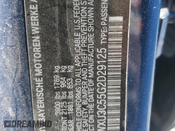 ✅ 2016 MINI Hardtop 4 Door S • VIN: WMWXU3C55G2D29125 • Lot: 50220615. Listed on Copart with 58,681 mi. Free auction sales archive from the USA and detailed vehicle history report at DreamBid. Image 13.