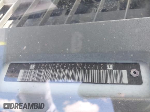 ✅ 2012 Chevrolet Express Cargo • VIN: 1GCWGFCA1C1144412 • Lot: 42792791. Listed on IAAI with 182,242 mi. Free auction sales archive from the USA and detailed vehicle history report at DreamBid. Image 9.