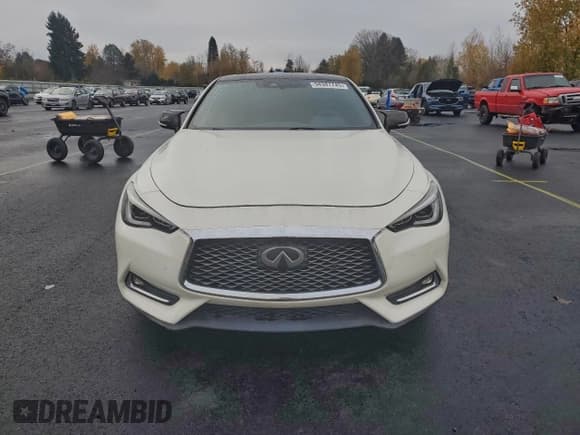 ✅ 2017 Infiniti Q60 Red Sport 400 • VIN: JN1FV7EK6HM610863 • Lot: 94387745. Wystawiony na Copart z przebiegiem 53 596 mil. Bezpłatny archiwum sprzedaży aukcyjnych z USA i szczegółowy raport historii pojazdu na DreamBid. Zdjęcie 5.