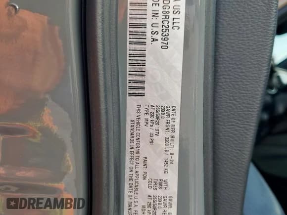 ✅ 2024 Dodge Durango GT Plus • VIN: 1C4RDHDG8RC253970 • Lot: 81137695. Wystawiony na Copart z przebiegiem 14 101 mil. Bezpłatny archiwum sprzedaży aukcyjnych z USA i szczegółowy raport historii pojazdu na DreamBid. Zdjęcie 14.