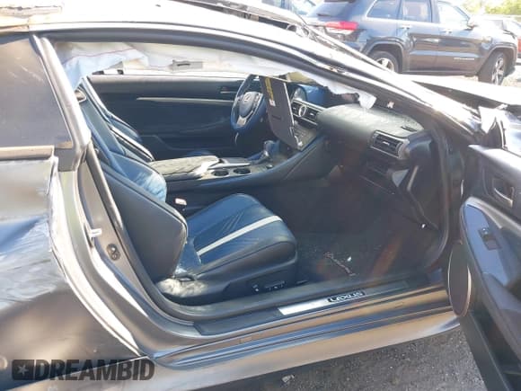 ✅ 2019 Lexus RC F • VIN: JTHHP5BC3K5006866 • Lot: 43122294. Listed on IAAI with 83,605 mi. Free auction sales archive from the USA and detailed vehicle history report at DreamBid. Image 5.