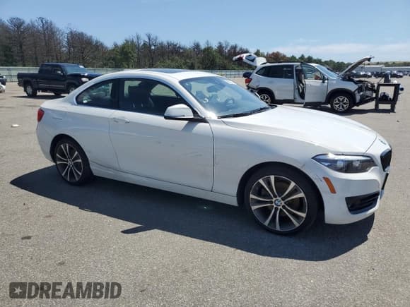 ✅ 2019 BMW 2 Series 230i xDrive • VIN: WBA2J3C55K7D21301 • Lot: 66929174. Listed on Copart with 37,398 mi. Free auction sales archive from the USA and detailed vehicle history report at DreamBid. Image 4.