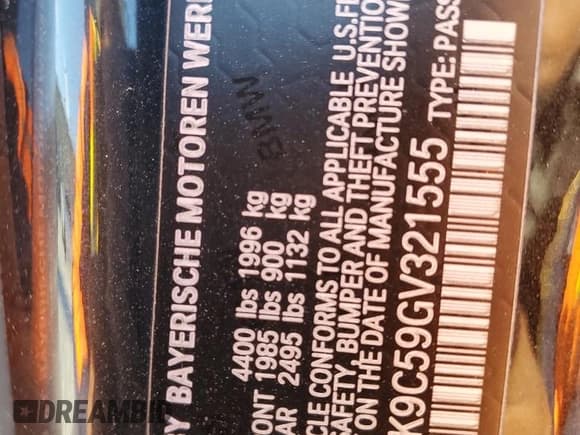 ✅ 2016 BMW 2 Series 228i • VIN: WBA1K9C59GV321555 • Lot: 49504985. Listed on Copart with 124,471 mi. Free auction sales archive from the USA and detailed vehicle history report at DreamBid. Image 12.