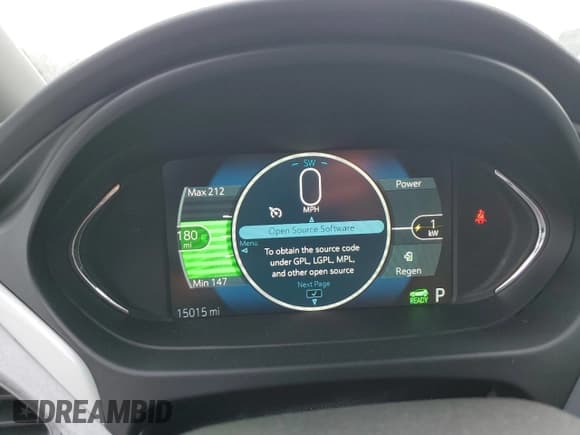 ✅ 2020 Chevrolet Bolt EV Premier • VIN: 1G1FZ6S04L4138033 • Lot: 88028435. Wystawiony na Copart z przebiegiem 15 015 mil. Bezpłatny archiwum sprzedaży aukcyjnych z USA i szczegółowy raport historii pojazdu na DreamBid. Zdjęcie 9.