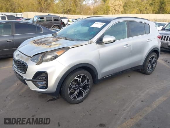 ✅ 2020 Kia Sportage SX Turbo • VIN: KNDPRCA6XL7664522 • Lot: 40866465. Listed on IAAI with Not provided. Free auction sales archive from the USA and detailed vehicle history report at DreamBid. Image 2.