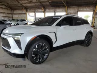 ✅ 2024 Chevrolet Blazer EV RWD RS • VIN: 3GNKDHRK7RS283235 • Лот: 63152635. Опубликован ранее на Copart с пробегом 14 297 миль. Бесплатный доступ к архиву аукционных продаж из США и подробный отчёт об истории автомобиля на DreamBid. Изображение 1.