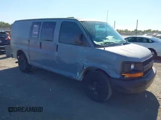 ✅ 2005 Chevrolet Express Cargo • VIN: 1GCGG25V151268275 • Lot: 43158798. Listed on IAAI with 216,031 mi. Free auction sales archive from the USA and detailed vehicle history report at DreamBid. Image 1.