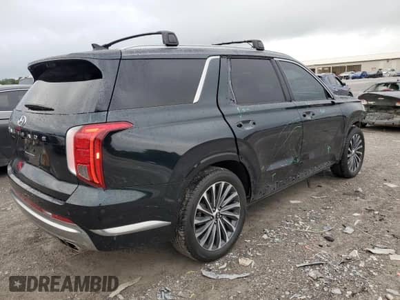 2023 Hyundai Palisade Calligraphy с VIN KM8R74GE6PU633497, выставлен на аукционе Copart как лот 63528114 с пробегом 42 151 миль миль и Списание • Salvage title. История ставок и продаж доступна на DreamBid. Изображение 3.