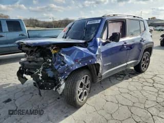 ✅ 2016 Jeep Renegade Limited • VIN: ZACCJBDT0GPD61789 • Lot: 93686675. Listed on Copart with Not provided. Free auction sales archive from the USA and detailed vehicle history report at DreamBid. Image 1.