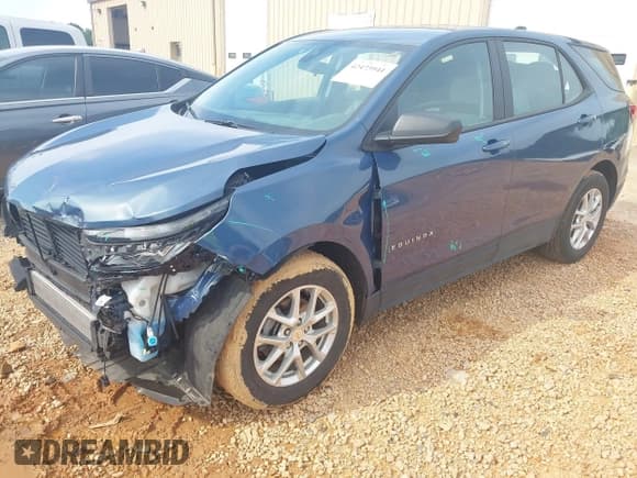 ✅ 2024 Chevrolet Equinox LS • VIN: 3GNAXHEG0RL184383 • Lot: 42473941. Listed on IAAI with 32,703 mi. Free auction sales archive from the USA and detailed vehicle history report at DreamBid. Image 2.