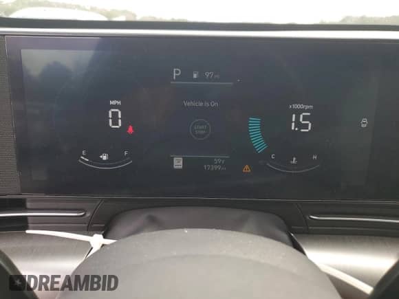 2024 Hyundai Kona SEL with VIN KM8HBCAB1RU049451, listed as a Copart auction lot 87310394 with 17,399 mi miles and Clean title. Bid and sale history available at DreamBid. Image 9.